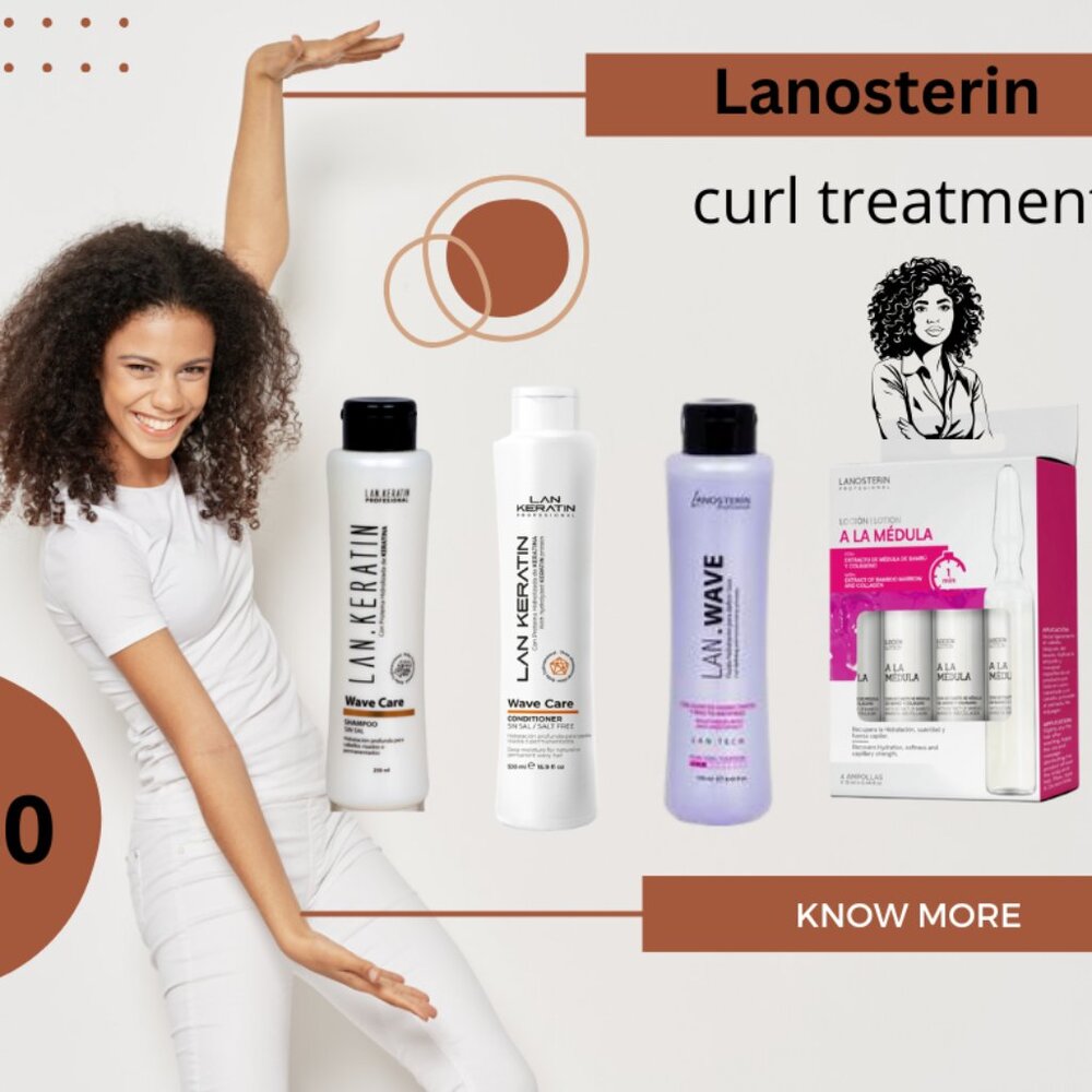 Lanosterín Curly Hair Kit: Salon Definition and Shine